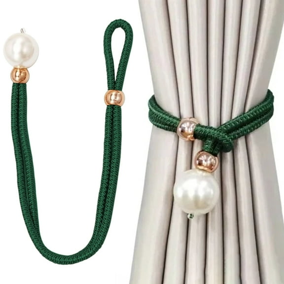 GBAYXJ Curtain Strap Pearl Closure Adjustable Window Curtain Tieback Buckle Clip Rope Curtain Ties