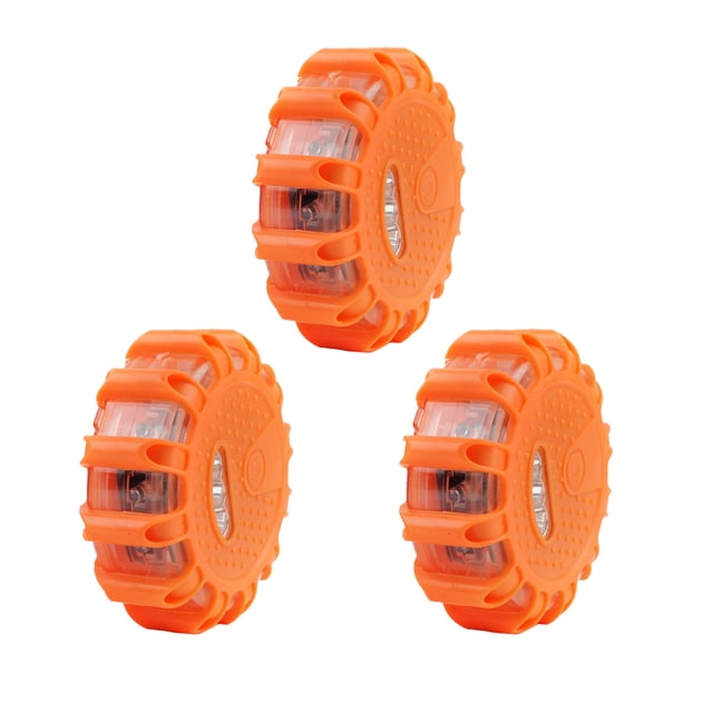 Bengalas de seguridad Luces de emergencia en la carretera Seguridad en la carretera Kit de luz de bengala de advertencia intermitente Disco de baliza para vehículo camión coche barco 9 modos de flash