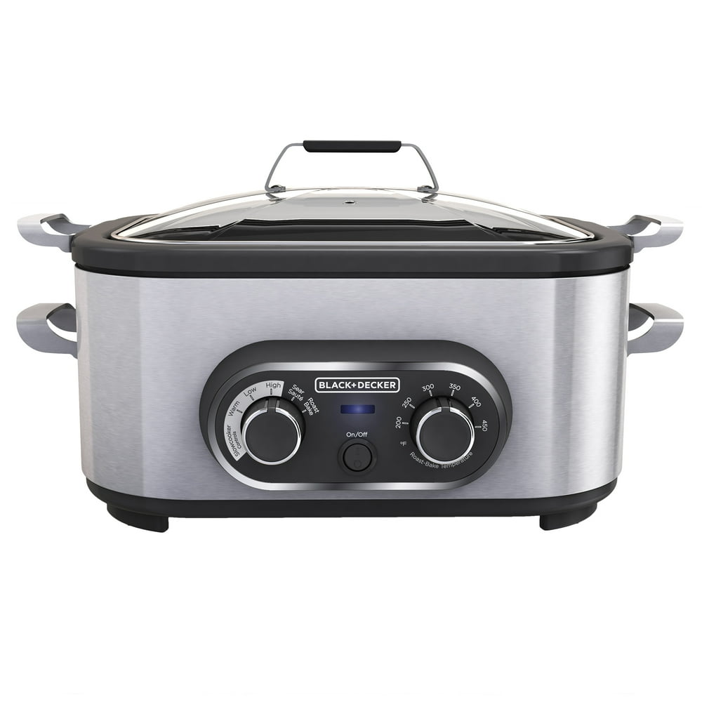 BLACK+DECKER 6.5 Quart Multi Cooker, Stainless Steel, MC1100S Walmart