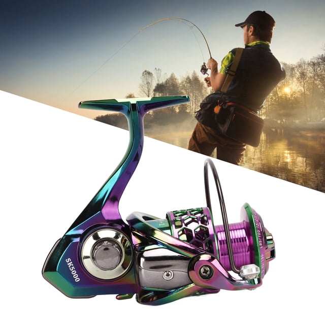 Carrete De Pesca Carrete Rueda Giratoria Todo Metal Carrete De Pesca Giratorio Para Agua Dulce Agua Salada