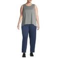 thumbnail image 2 of Athletic Works Women's Plus Size Fleece Sweatpants, 2 of 5
