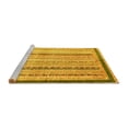 thumbnail image 2 of Ahgly Company Machine Washable Indoor Rectangle Abstract Yellow Modern Area Rugs, 5' x 7', 2 of 4