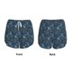 thumbnail image 3 of Balery Winter Blue Forest Deer Pantalones cortos deportivos para mujer con forro y dos bolsillos, elásticos, para entrenamiento, gimnasio, yoga-Large, 3 of 7