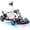 A White, variant on Licensed BMW Kids Electric Go Kart with Drift Mode, Dual 300W Motors, 36V Battery, Adjustable Seat & LED Lights, Akaber 2-Speed Red Drift Kart for Ages 6-12