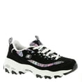 thumbnail image 3 of Zapatillas Skechers D'Lites Interlude Mujer Negro/Multicolor Talla 37, 3 of 8