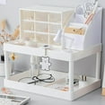 thumbnail image 4 of thinsony 2 Tier Desktop Organizer Holder Cosmetic Storage Shelf for Kitchen Bathroom, 4 of 8