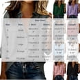 thumbnail image 7 of HomeDM Womens Button Down Shirts 3/4 Sleeve Summer Collared V-Neck Tops with Pockets Green Size XL, 7 of 7