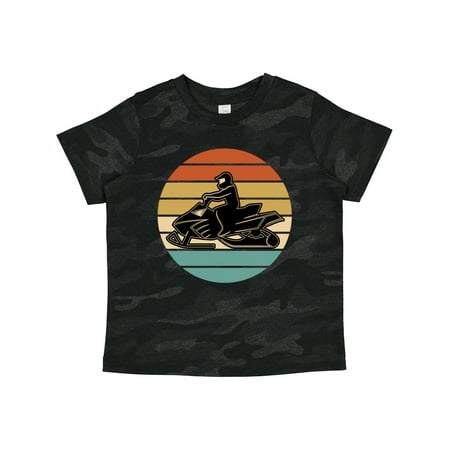 

Inktastic Snowmobile Retro Sunset Gift Toddler Boy or Toddler Girl T-Shirt