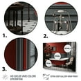 thumbnail image 3 of Designart "Red Modern Bathroom beauty III" Bath & Laundry Canvas Art Print, 3 of 5