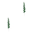 thumbnail image 2 of Ounissouiy 12 Uds. ABS elegancia boda hojas artificiales para decoración de jardín decoración para fiesta de boda plantas verde oscuro-sólido Verde oscuro-Sólido 2Conjunto, 2 of 6