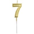 thumbnail image 2 of Hbdhejl Gold Number Birthday Numeral Candles Number Cake Decor For Adults/Kids Party, 2 of 2