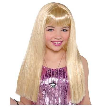 amscan Little Diva Wig - Children Costume Accessory