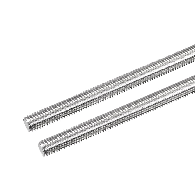 Fully Threaded Rod M8 x 200mm 1.25mm Thread Pitch 304 Stainless Steel Right Hand Threaded Rods Bar Studs 2 Pack