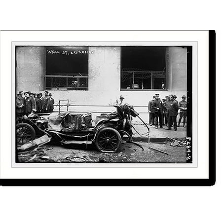 Historic Print, Wall St. Explosion, 18" x 24"