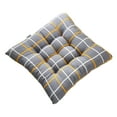 thumbnail image 1 of Puntoco Cojín grueso para silla, cojín para taburete de estudiante, cojín para oficina, cojín suave transpirable de verano, cojín de lino para silla de 15,7 pulgadas, 1 of 5