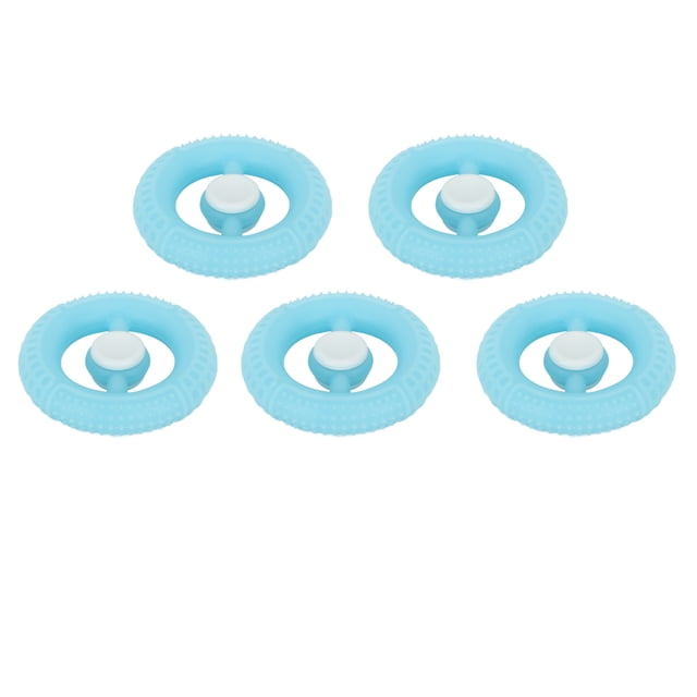 5 Pcs Poignée Ronde Rotative, Anneaux de Poignée Ronde en Silicone pour Entraîneur de Doigts, Jouet de Poignet pour Jeu Circulaire