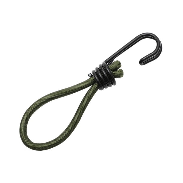 Cuerda elástica para tienda de campaña toldo para equipaje hebilla elástica correa para fijación de clavos en el suelo JShteea El nuevo