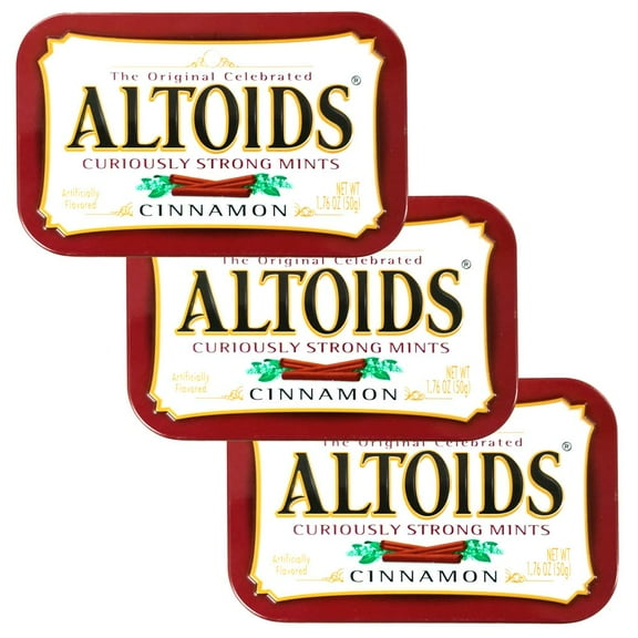 Altoids Wrigleys Mints Cinnamon, 1.76 Ounce (Pack of 3)