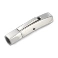 thumbnail image 2 of 10 pc Non-Tarnish 316 Stainless Steel Bayonet Clasps Stainless Steel color 28x6.5x7mm Hole: 4mm, 2 of 4