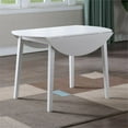 thumbnail image 3 of Steve Silver Naples White Wood 5-Piece Drop-Leaf Dining Set, 3 of 18