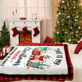 thumbnail image 6 of Buryeah 50'''' x 60'''' Christmas Throw Blanket This is My Christmas Movie Watching Blanket Plush Warm Black Red Plaid Movie Lover Gifts Home Decor for Sofa Couch Bed, 6 of 6