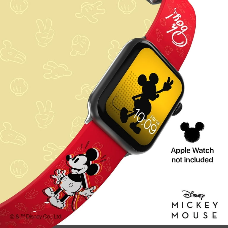 【Disney】US Disney Parks レトロミッキー Apple Watch バンド Disney Parks D-Tech Apple Watch Band -Mickey Mouse & Friends