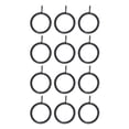 thumbnail image 2 of Metal Curtain Rings Curtain Rod Hooks Voile Heavy Duty Rings Curtain Circles Curtain Iron Rings With Earrings Curtain Rod Hooks, 2 of 9