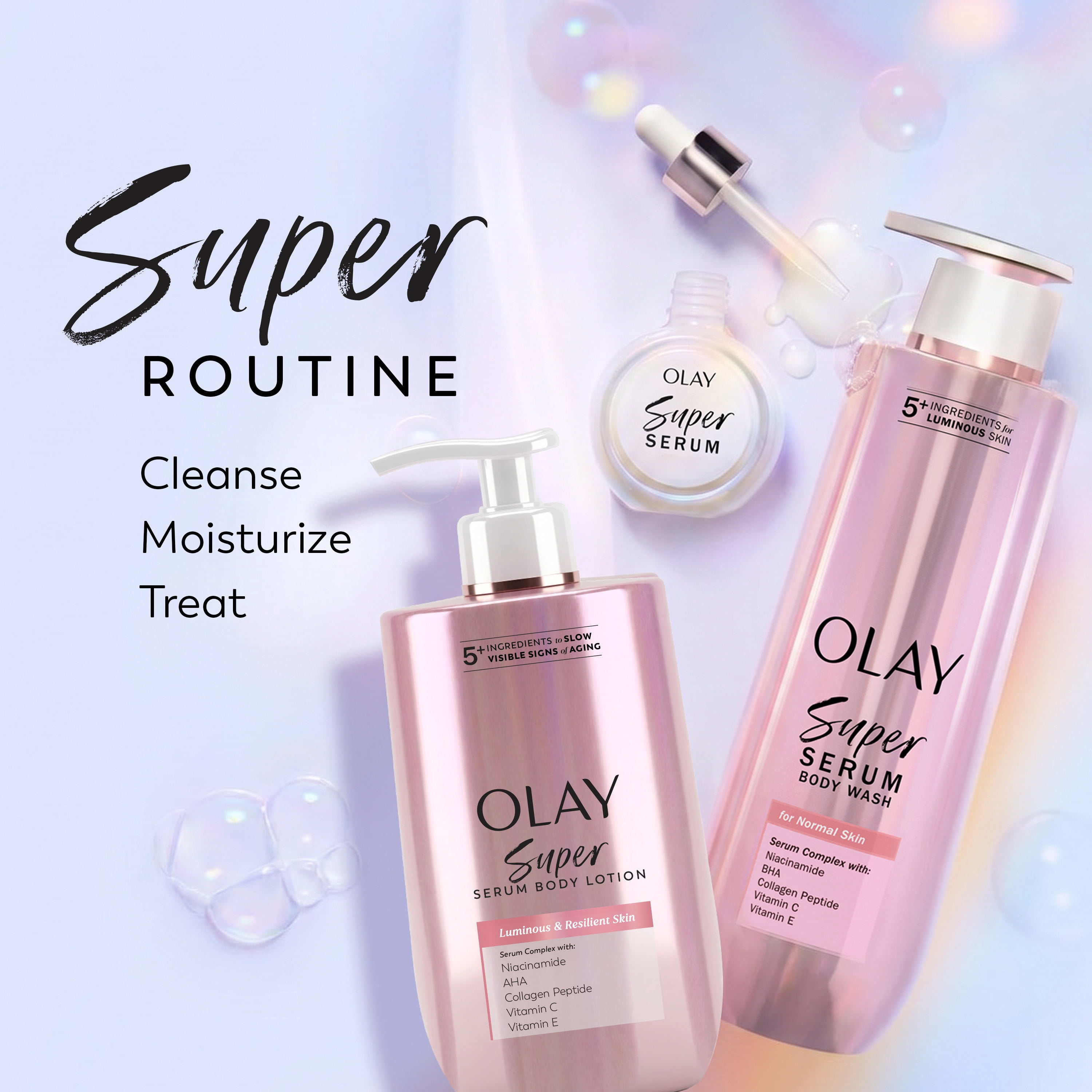 Olay Super Serum Body Lotion, 17 fl oz