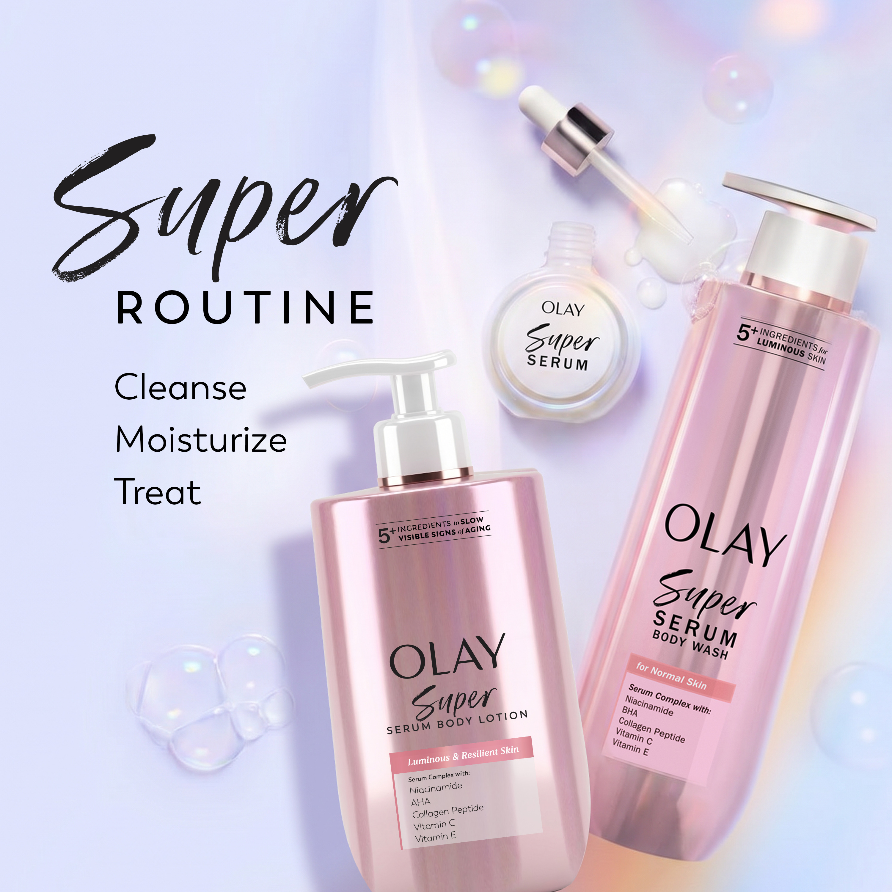 Olay Super Serum Body Lotion, 17 fl oz photo 4
