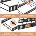 thumbnail image 2 of Behome Pots and Pans Organizer Under Cabinet, Expandable Pot Lid Organizer Holder with 10 Adjustable Dividers, Kitchen Pot Pan Lid Rack Storage Holder Organizers, Black, 2 of 7