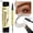 Dark Brown, variant on 2-in-1 Fork Tip Eyebrow Pen with Brow Gel, Brown, Waterproof Long-Lasting, Natural Defined Brows for Auburn & Medium Brown Hair