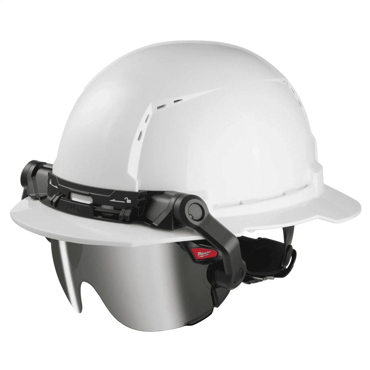 Milwaukee Tool BOLT Eye Visor - Mirrored Dual Coat Lens (Compatible with Milwaukee&reg; BOLT Safety Helmets & BOLT Hard Hats)