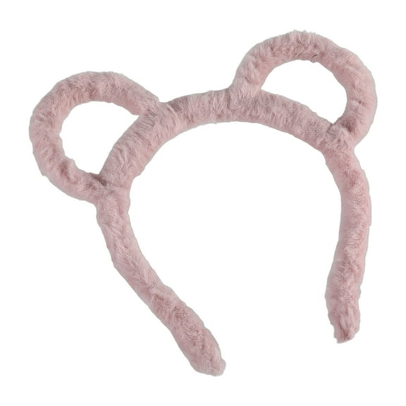 Yokua Masquerades Bear Ear Hairband Plush Hair Hoop Lovely Teen Role Play Hairband