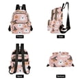thumbnail image 4 of FORMRS Mini Backpack Purse for Women Quilted Travel Daypack Casual Shoulder Bag, Pastel Pink Halloween, 4 of 7