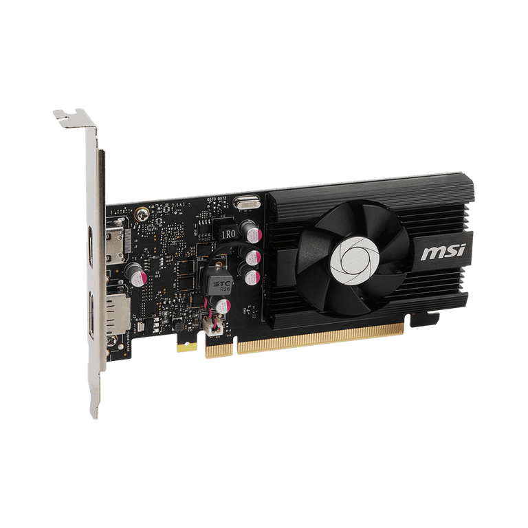 MSI GeForce GT 1030 Graphics GPU, 4GB GDDR4, PCI Express 3.0