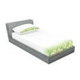 thumbnail image 2 of Ambesonne Floral Fitted Sheet & Pillow Sham Set, Daisies in the Grass, Twinxl, Green White Yellow, 2 of 2