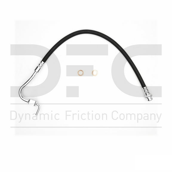 Front Left Dynamic Friction Company Brake Line Hose 350-54255 For 1973-1975 Ford F-250