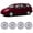 sliver, variant on 4 PCS 16 inch Hubcaps for 2004-2010 Toyota Sienna Wheel Rims Cover, Snap-On Installation(Matte Black)