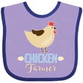 thumbnail image 3 of Inktastic Chicken Farmer Boys or Girls Baby Bib, 3 of 4