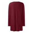 thumbnail image 3 of Uuszgmr Cardigans For Womens Ladies Elegant Pockets Cardigan Cover Up Casual Mid Long Length Tops, 3 of 3