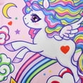 thumbnail image 4 of Girls Cartoon Nightgown Rainbow Princess Pajamas Sleepwear 2-7 Year, 4 of 6