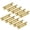 Gold, variant on 10 Pack Self-Stick Push Pull Helper ABS Plastic Wardrobe Handle Instant Cabinet Drawer Furniture Handles (Black)
