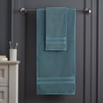 thumbnail image 2 of Hotel Style Turkish Cotton Bath Towel Collection, Bath Sheet, Teal - 1 Piece, 2 of 4