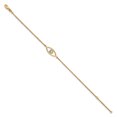 thumbnail image 1 of 14K Yellow Gold Small A Diamond Evil Eye Bracelet, 1 of 5