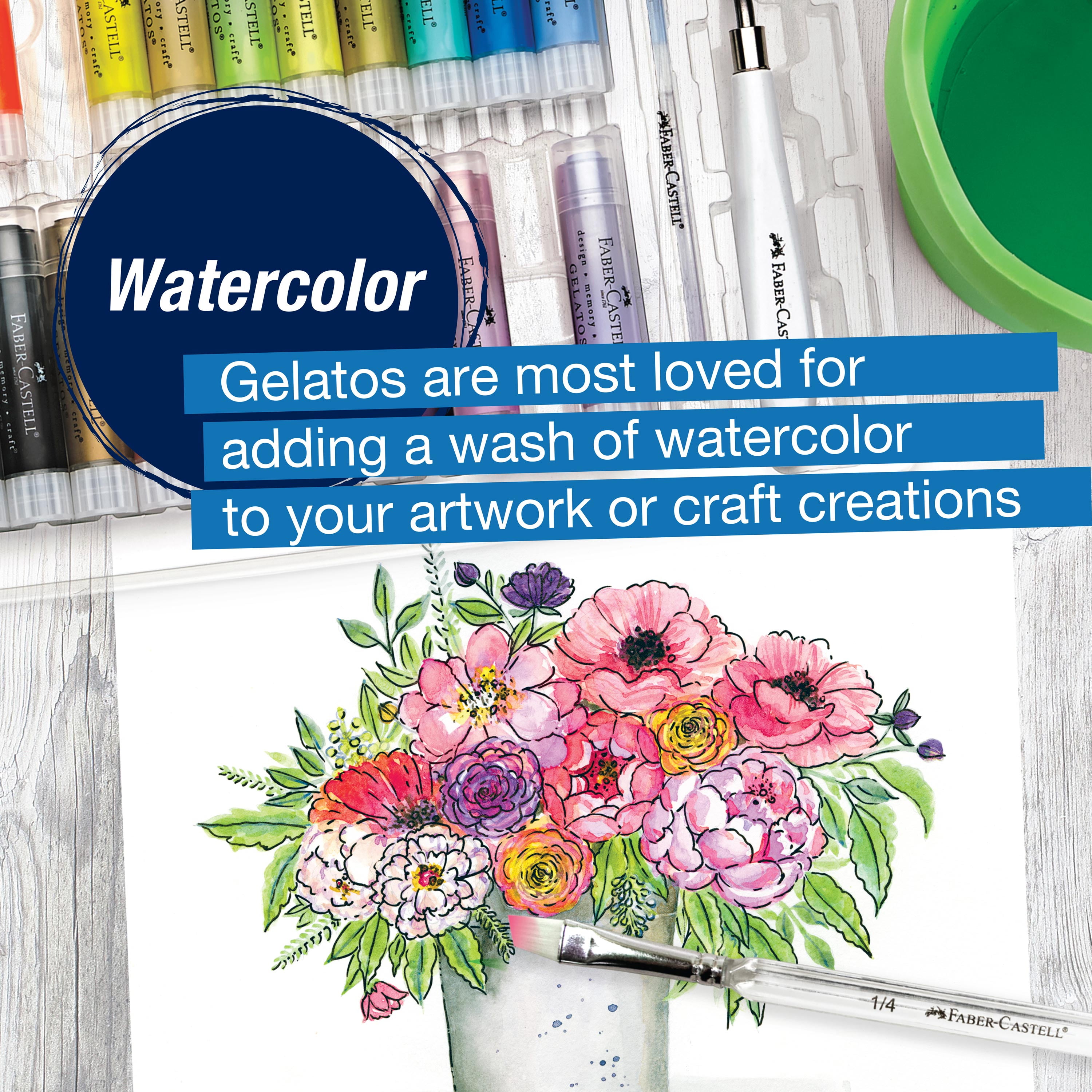 Faber-Castell Gelatos® Colors Gift Set - Dolce 2, Art Set for All Skill Levels