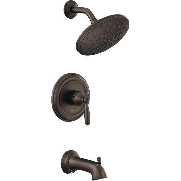 Open Box Moen Ut2253ep Brantford Tub And Shower Trim Package - Bronze