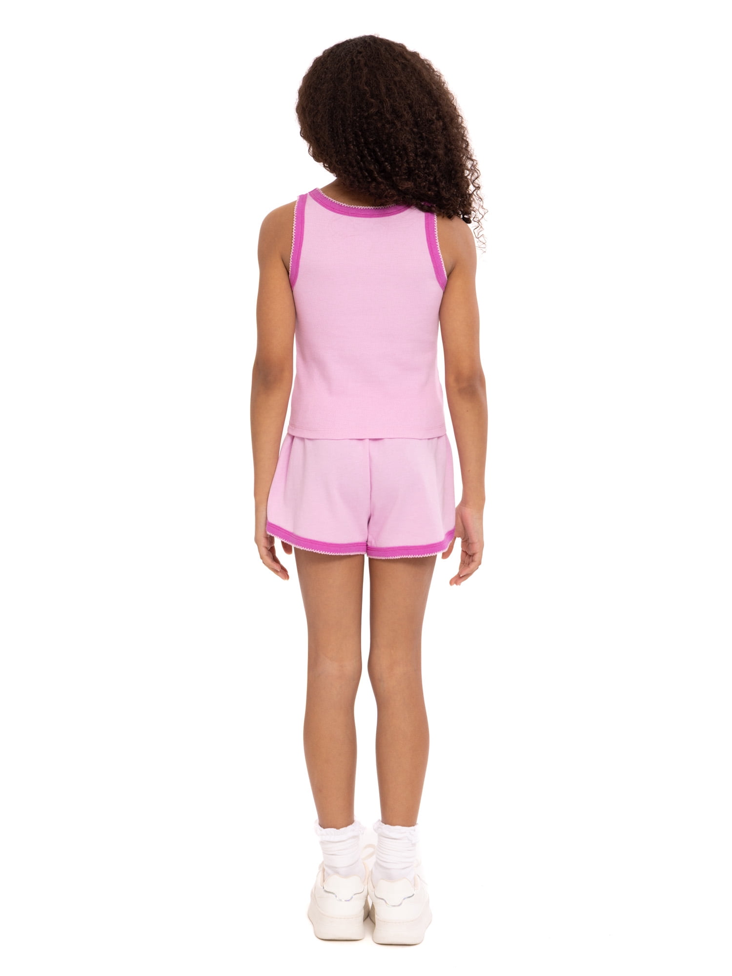 The Powerpuff Girls Girls Graphic Tank Top and Matching Shorts Set, 2-Piece, Sizes 4-16