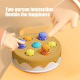 thumbnail image 6 of Cake Shaped Whack A Mouse Game Toy, Plastic Early Educational Hammering Toy, Hand-Eye Coordination Training Parent-Interactive Toy for Toddlers Boys Girls 1 to 3 Years Old, 6 of 6