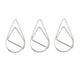 thumbnail image 1 of Seitruly 50 piezas de Clips de papel pequeños, abrazaderas de negocios de Metal con forma de gota de agua Vintage, suministros de papelería simples Carpetas de archivos Plata, 1 of 6