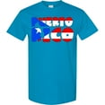 thumbnail image 3 of Inktastic Puerto Rico Flag in Text T-Shirt, 3 of 5